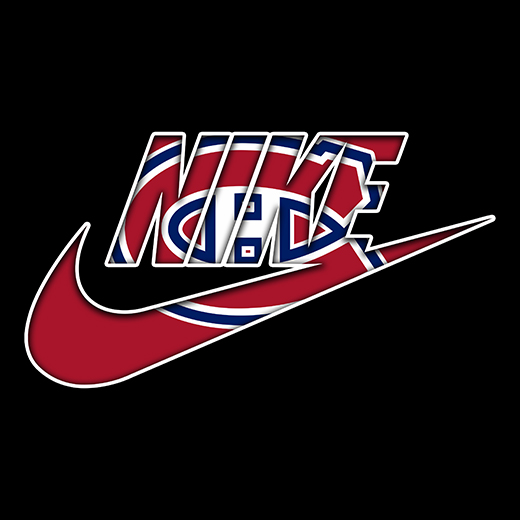 Montreal Canadiens Nike logo vinyl decal